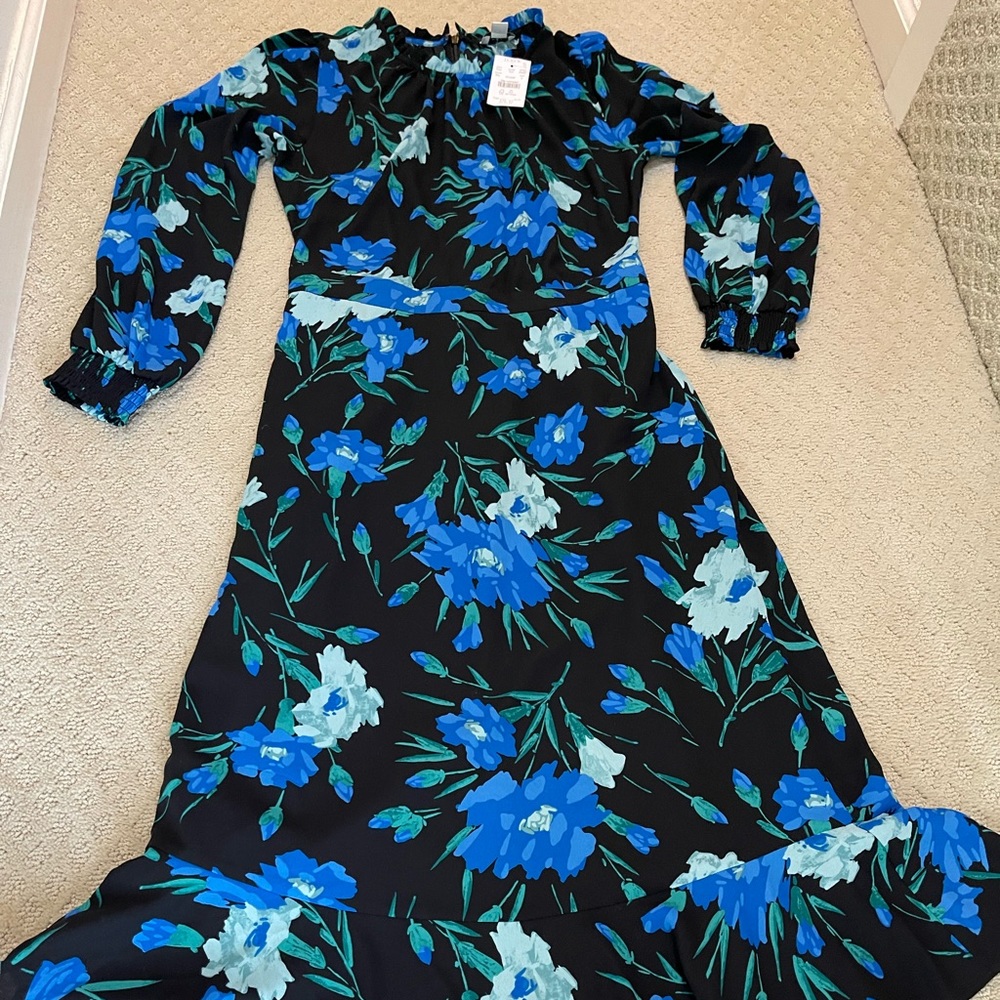 J.Crew Ruffleneck Peasant Dress - Picture 3 of 8